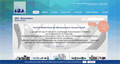 Desktop Screenshot of iba-automation.com
